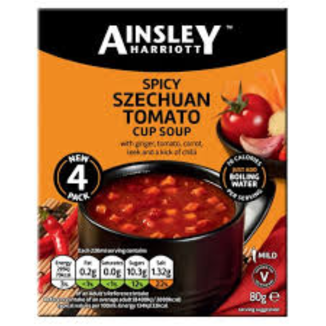 AINSLEY HARRIOTT CUP A SOUP SPICY SZECHAN TOMATO 3S